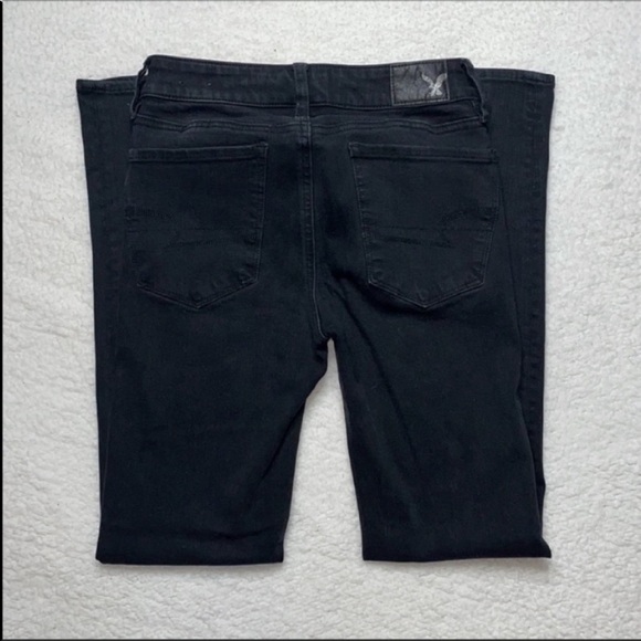 American Eagle Black Jeans Denim High Rise Jegging 
Size 0 - Picture 3 of 9